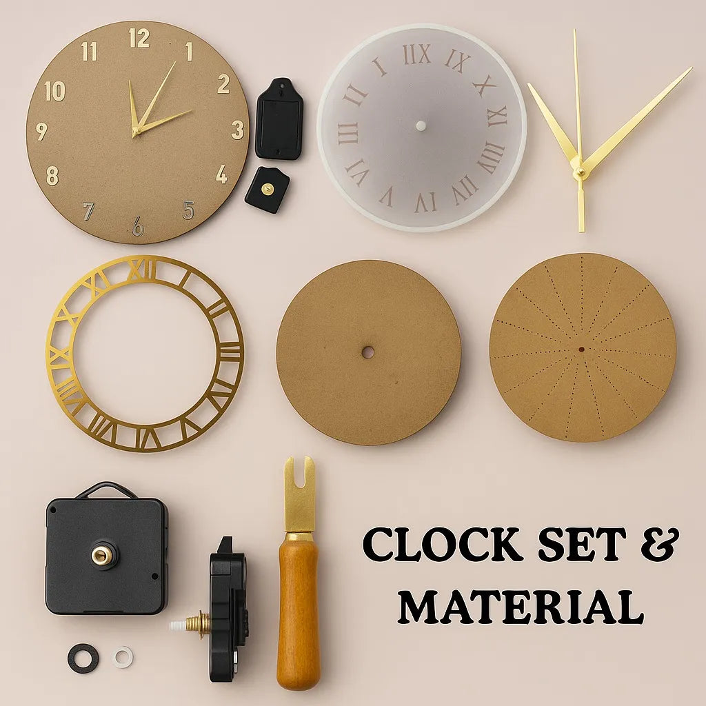 Clock Set & Material