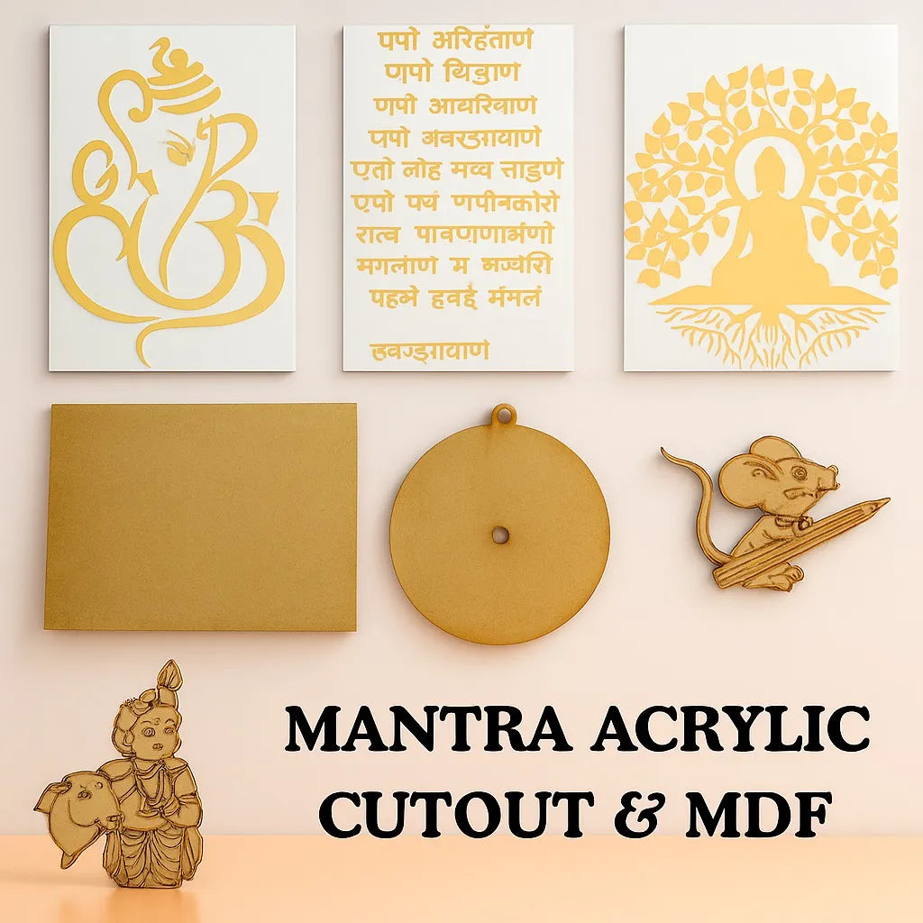 Mantra Acrylic Cutout & Mdf