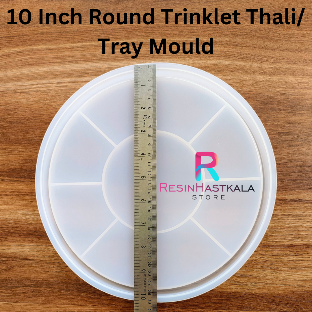 10 Inch Round Trinklet Thali/ Tray Mould