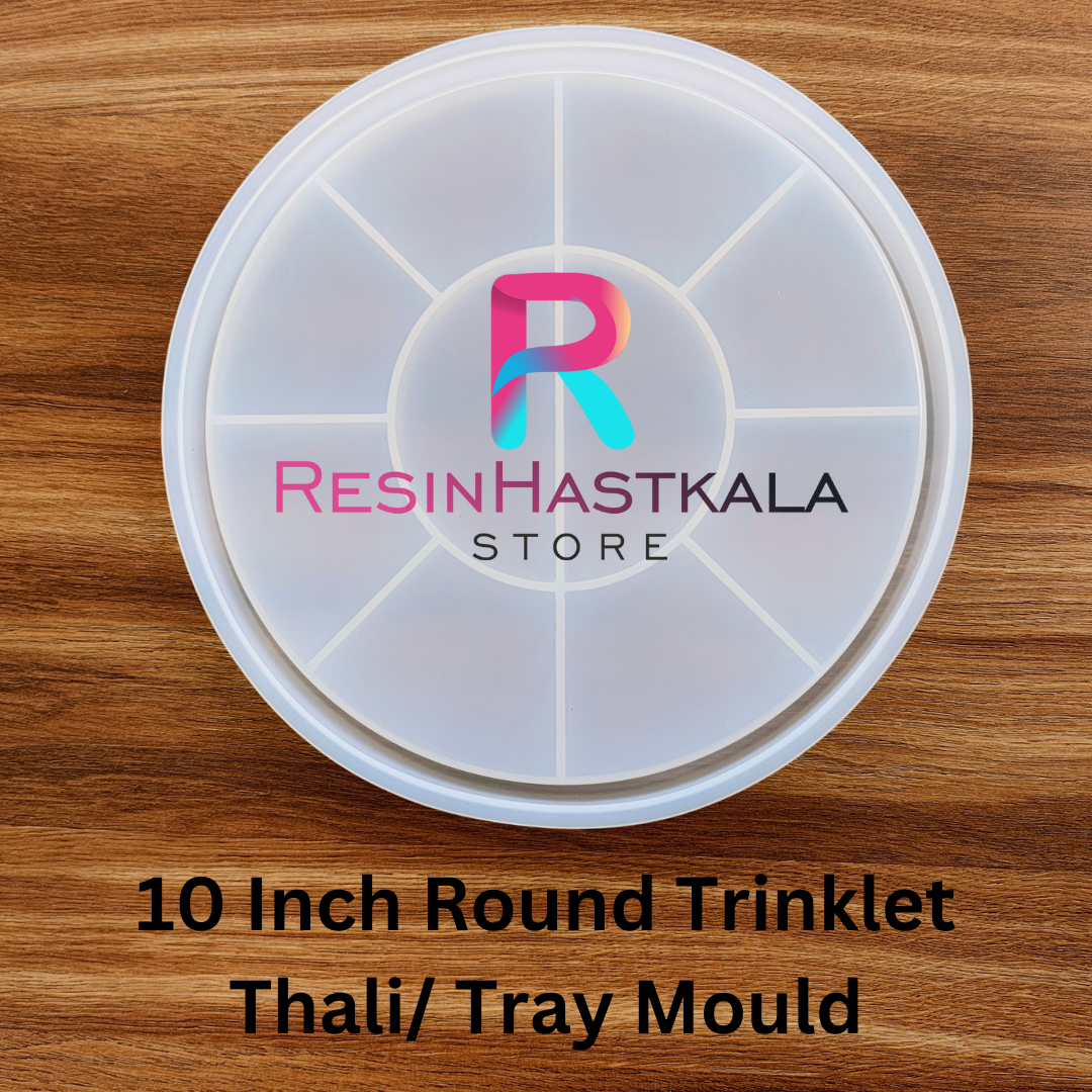 10 Inch Round Trinklet Thali/ Tray Mould