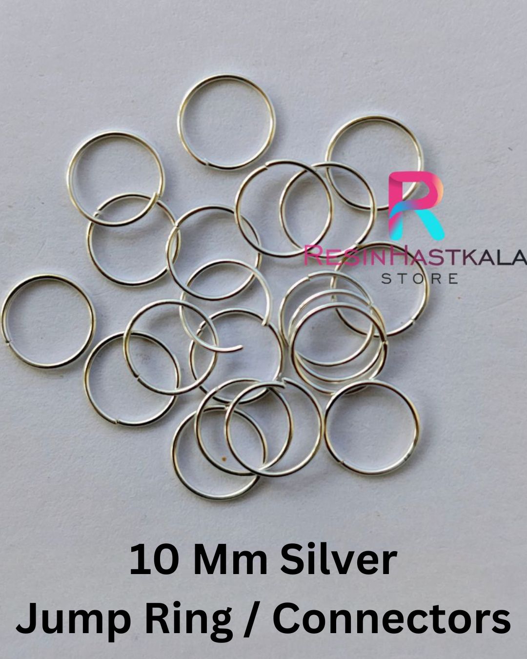 10 Mm Jump Ring / Connectors (100 Piece Approx)