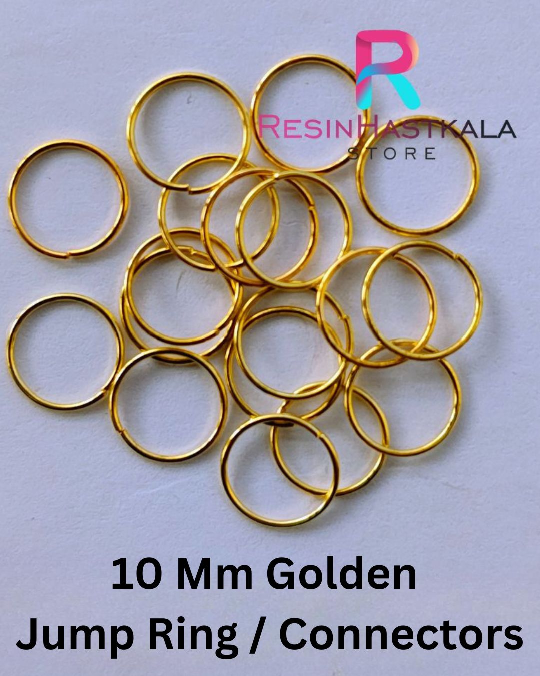 10 Mm Jump Ring / Connectors (100 Piece Approx)