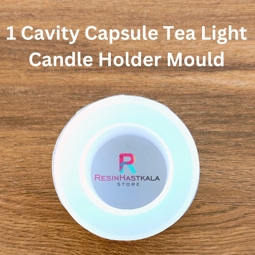1 Cavity Capsule Tea Light Candle Holder Mould