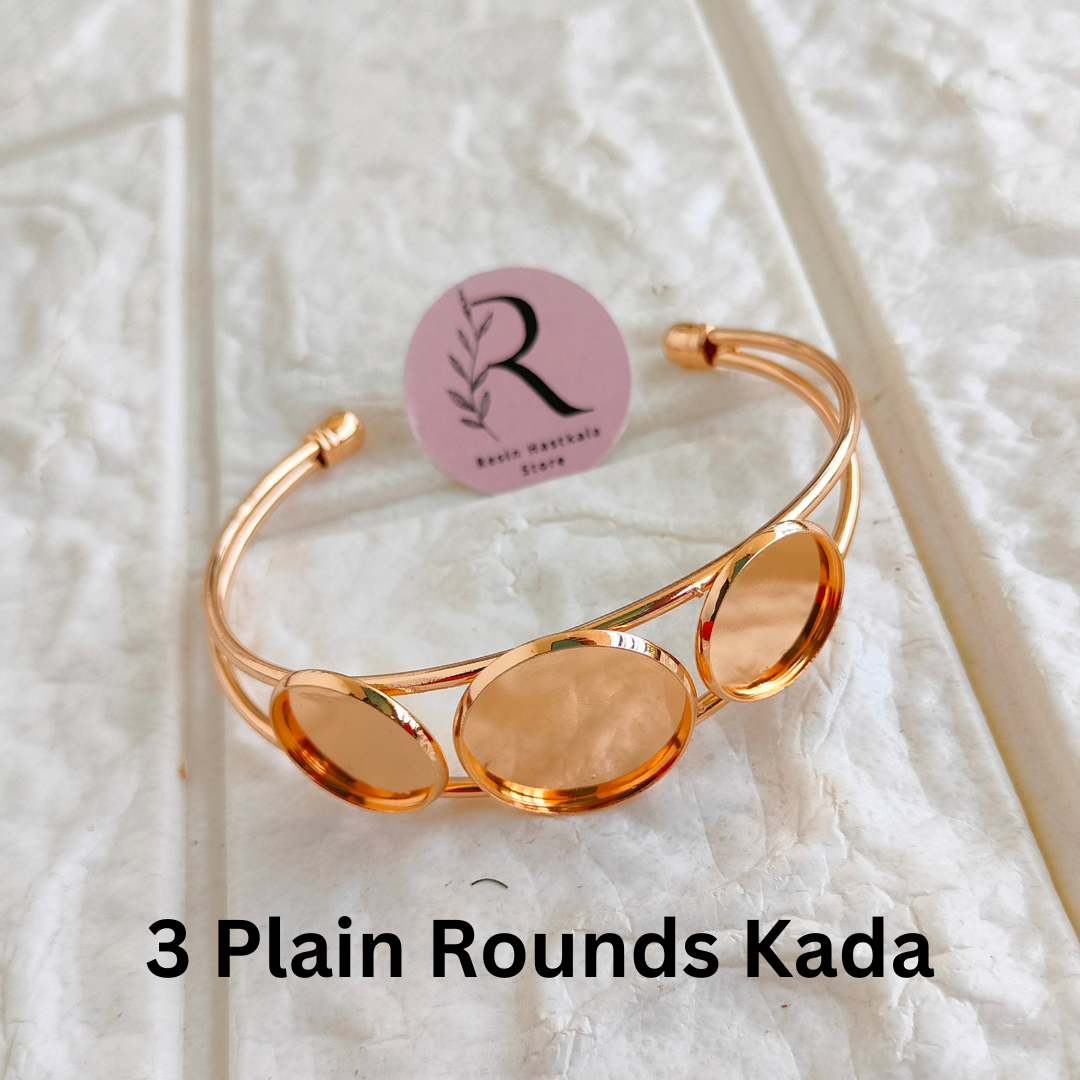 3 Plain Rounds Kada