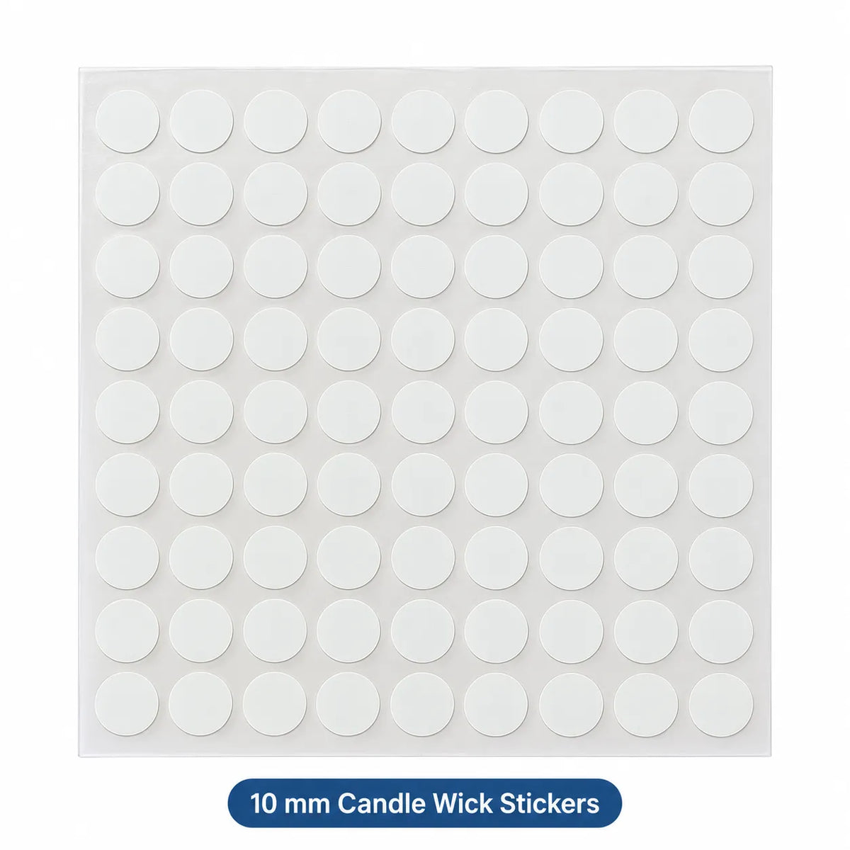 10 Mm 2 Side Tape Candle Wick Sticker (100 Piece)