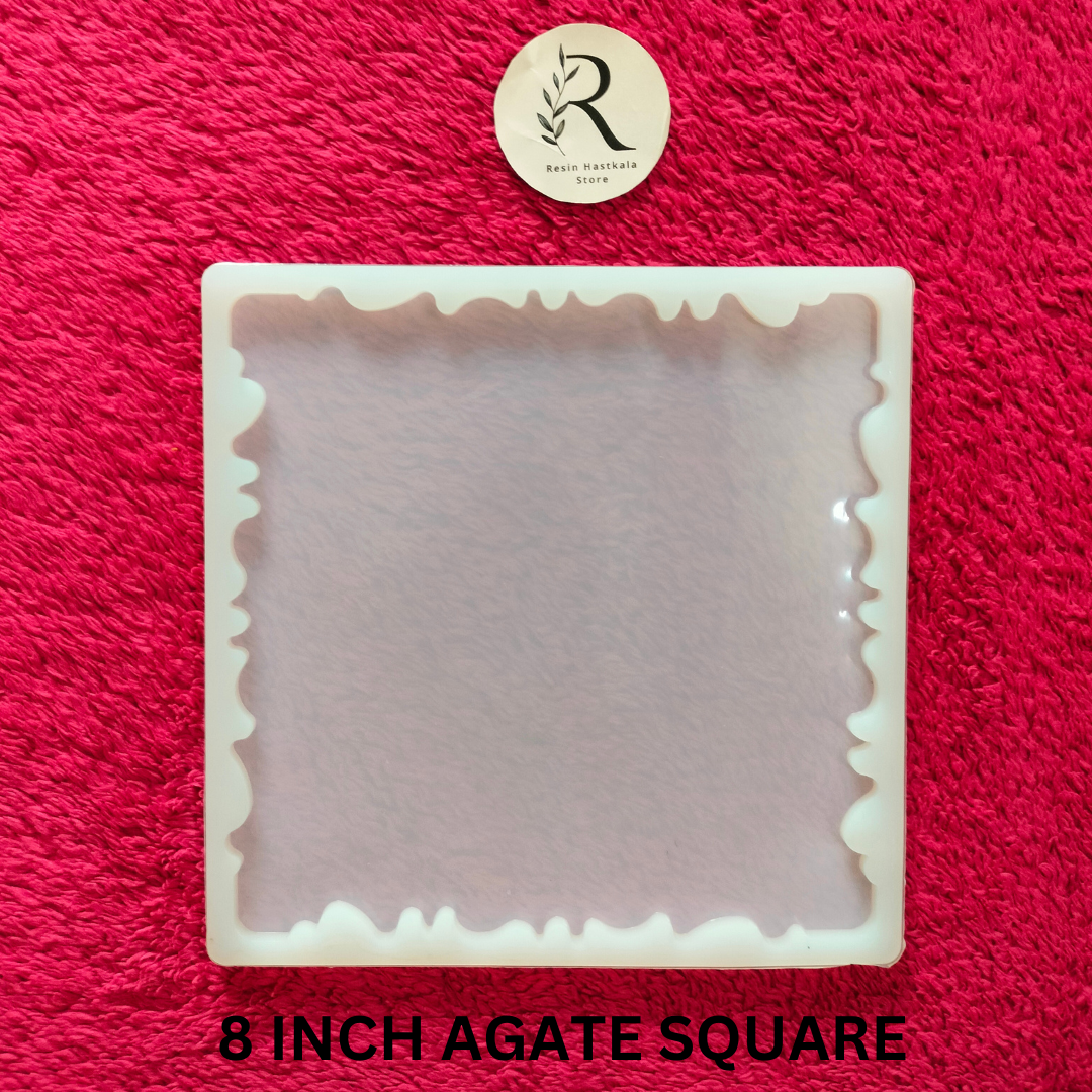 Agate Square Silicon Mould