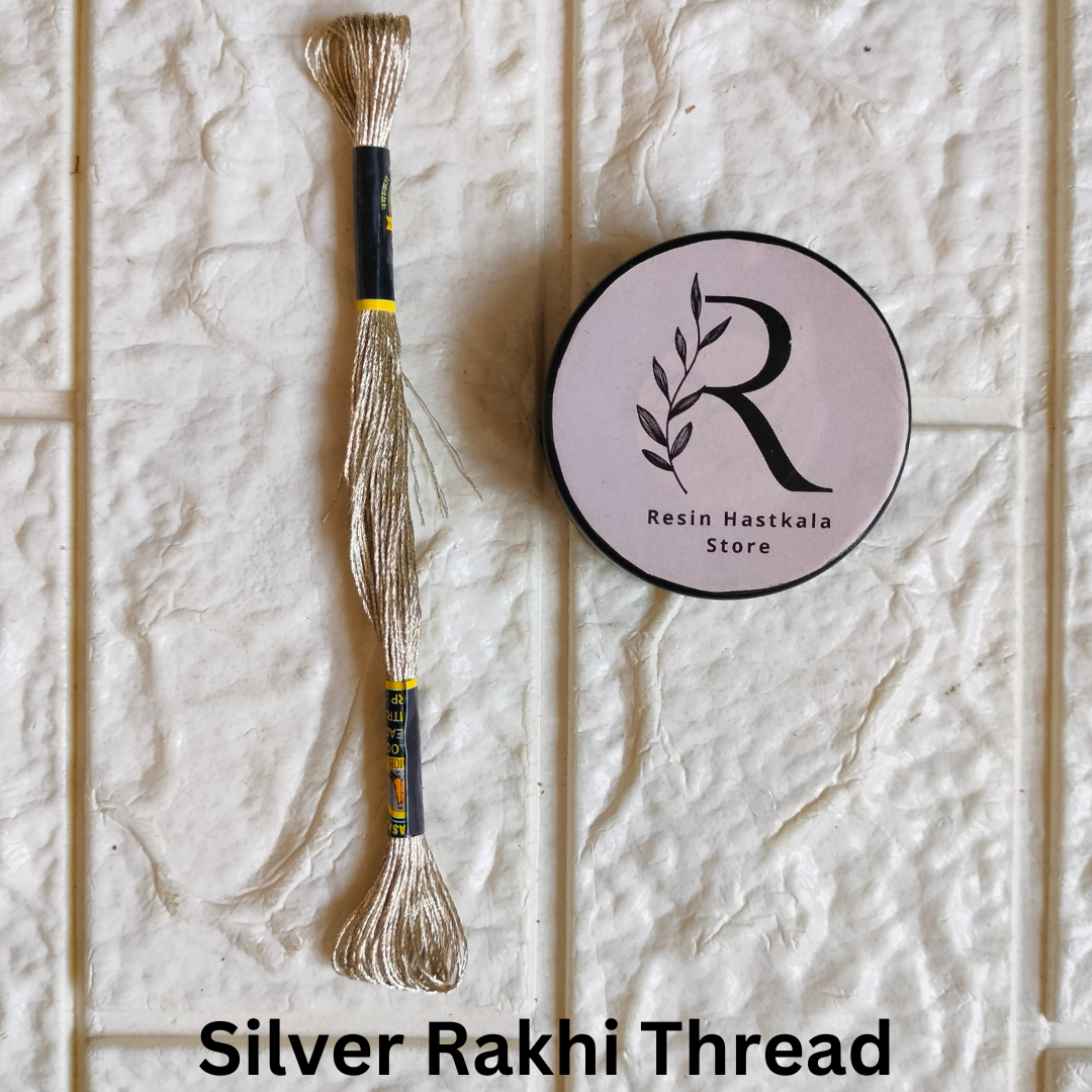 Silver Rakhi Thread