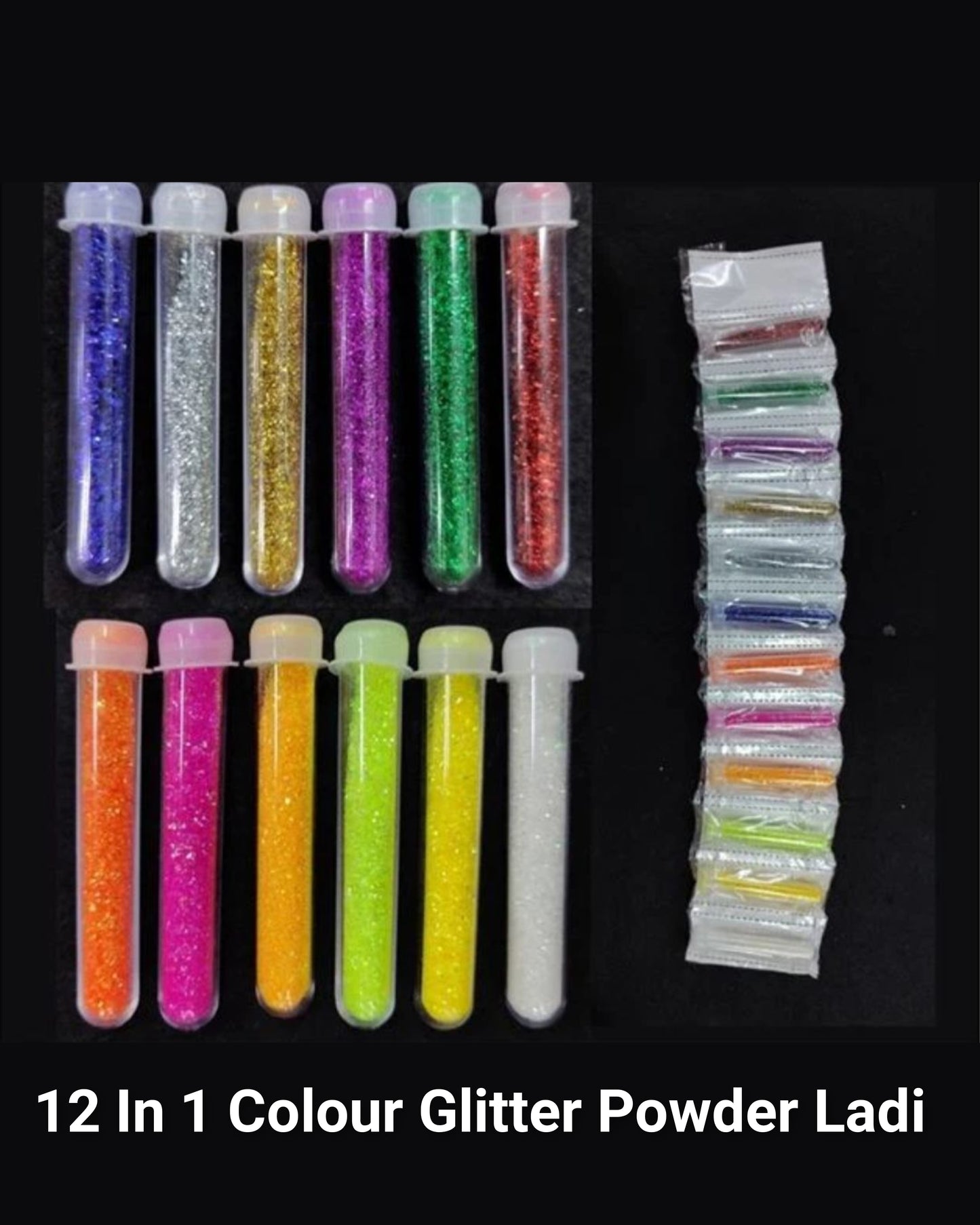 12 In 1 Colour Glitter Powder Ladi