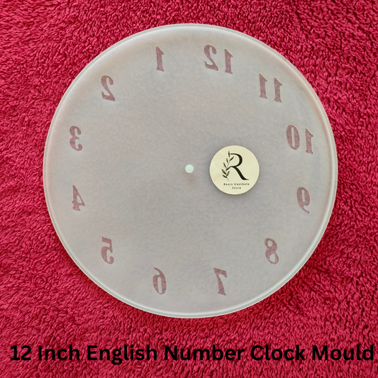 12 Inch English Number Clock Mould