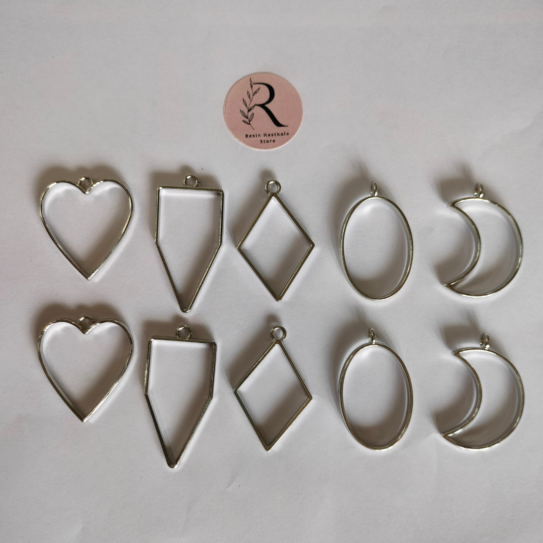 Silver Bezel Set of 10 A