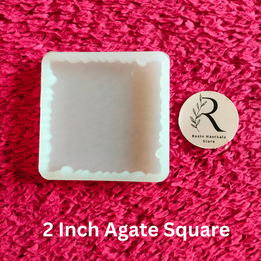 Agate Square Silicon Mould