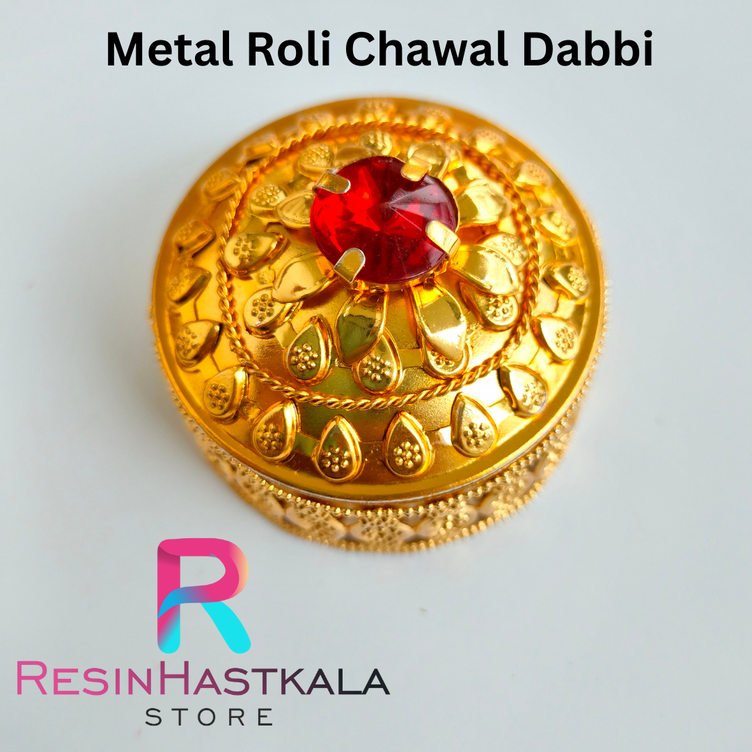 Metal Roli Chawal Dabbi