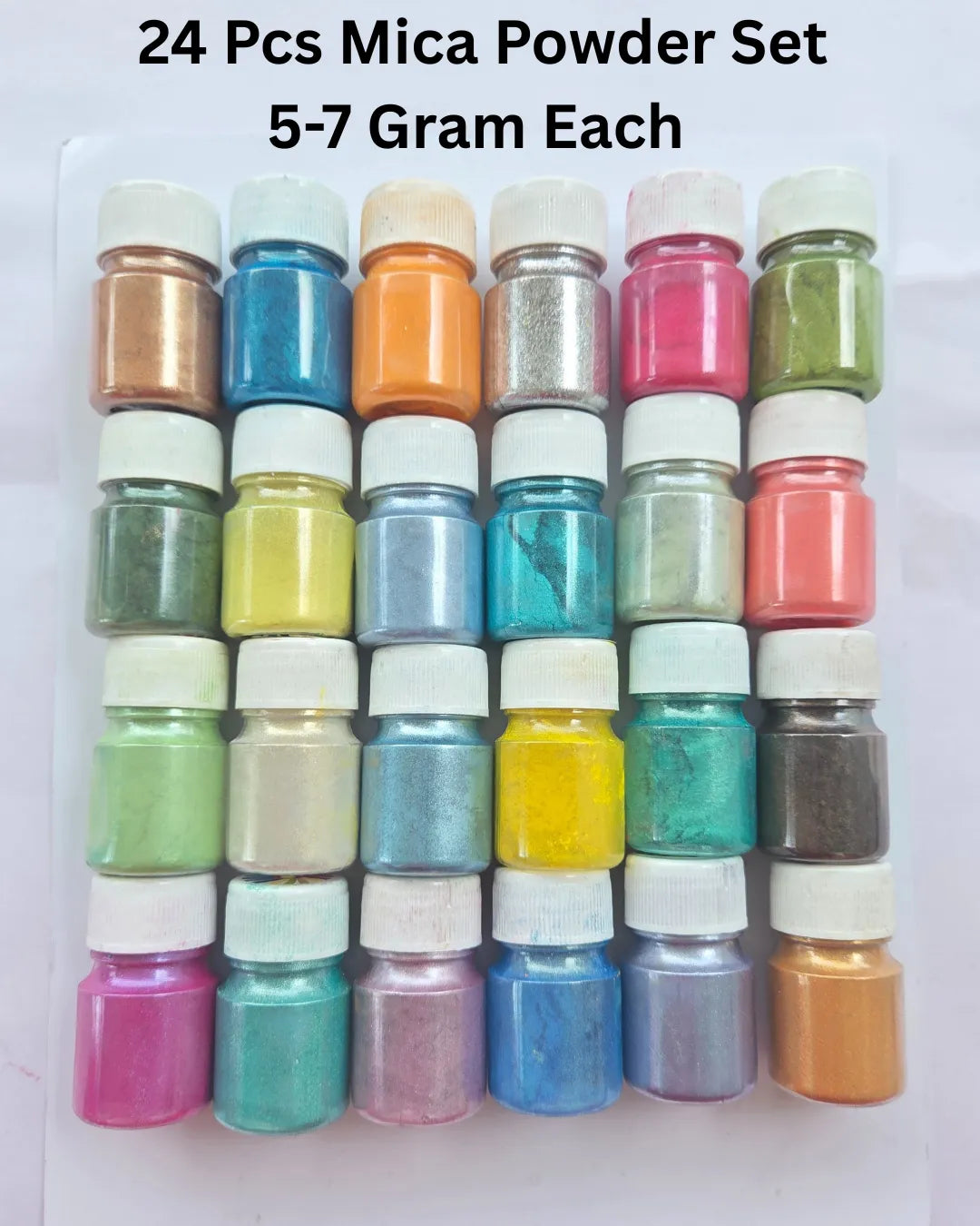 24 Colors Mica Powder Set