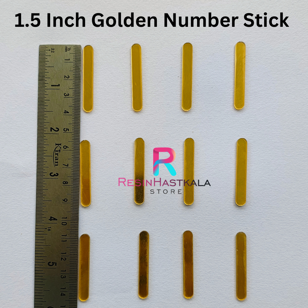 Stick Acrylic Clock Number