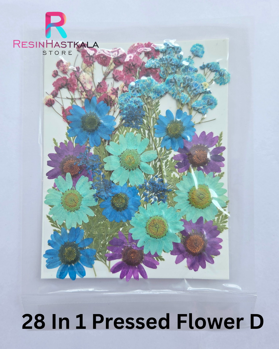 28 In 1 Pressed Flower D