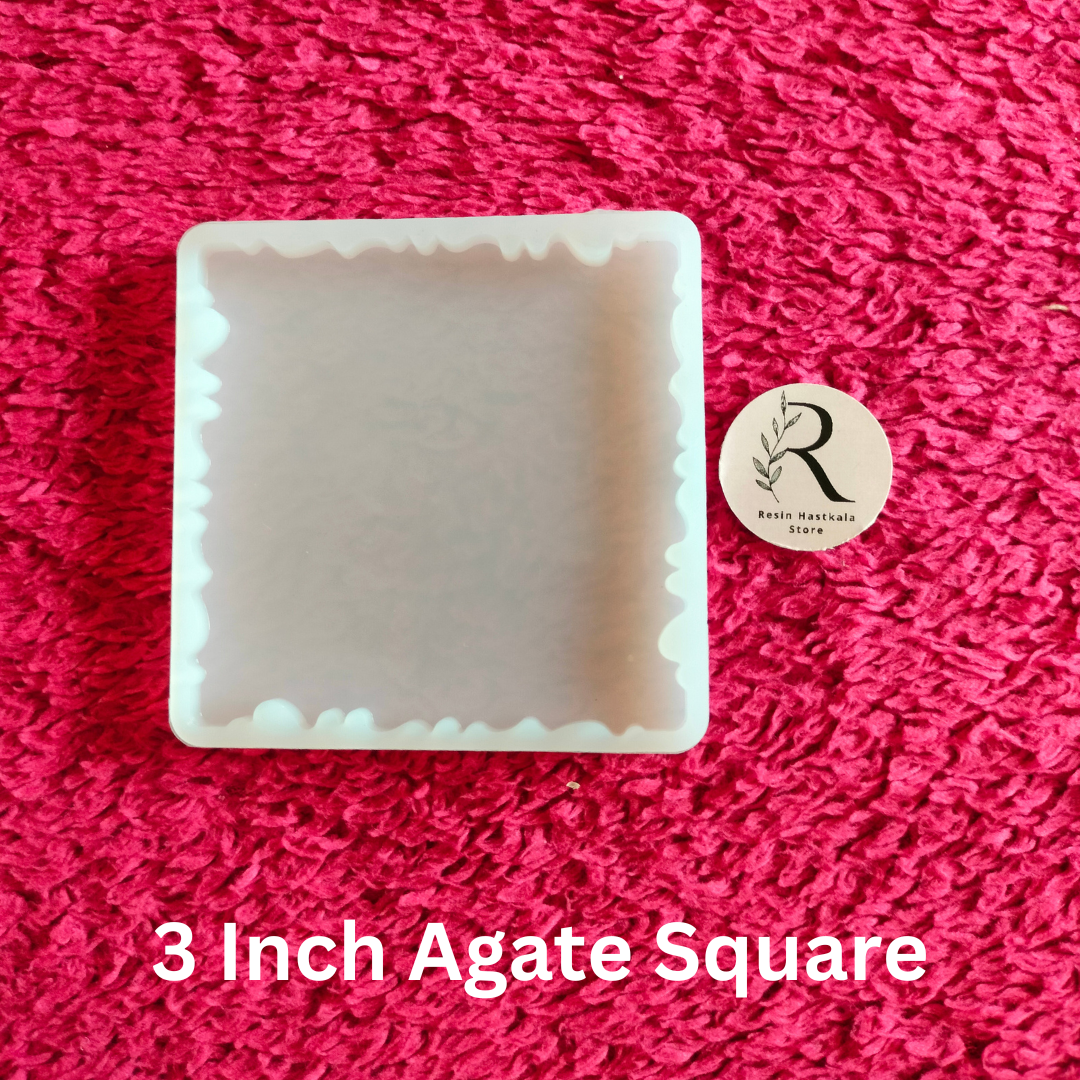 Agate Square Silicon Mould