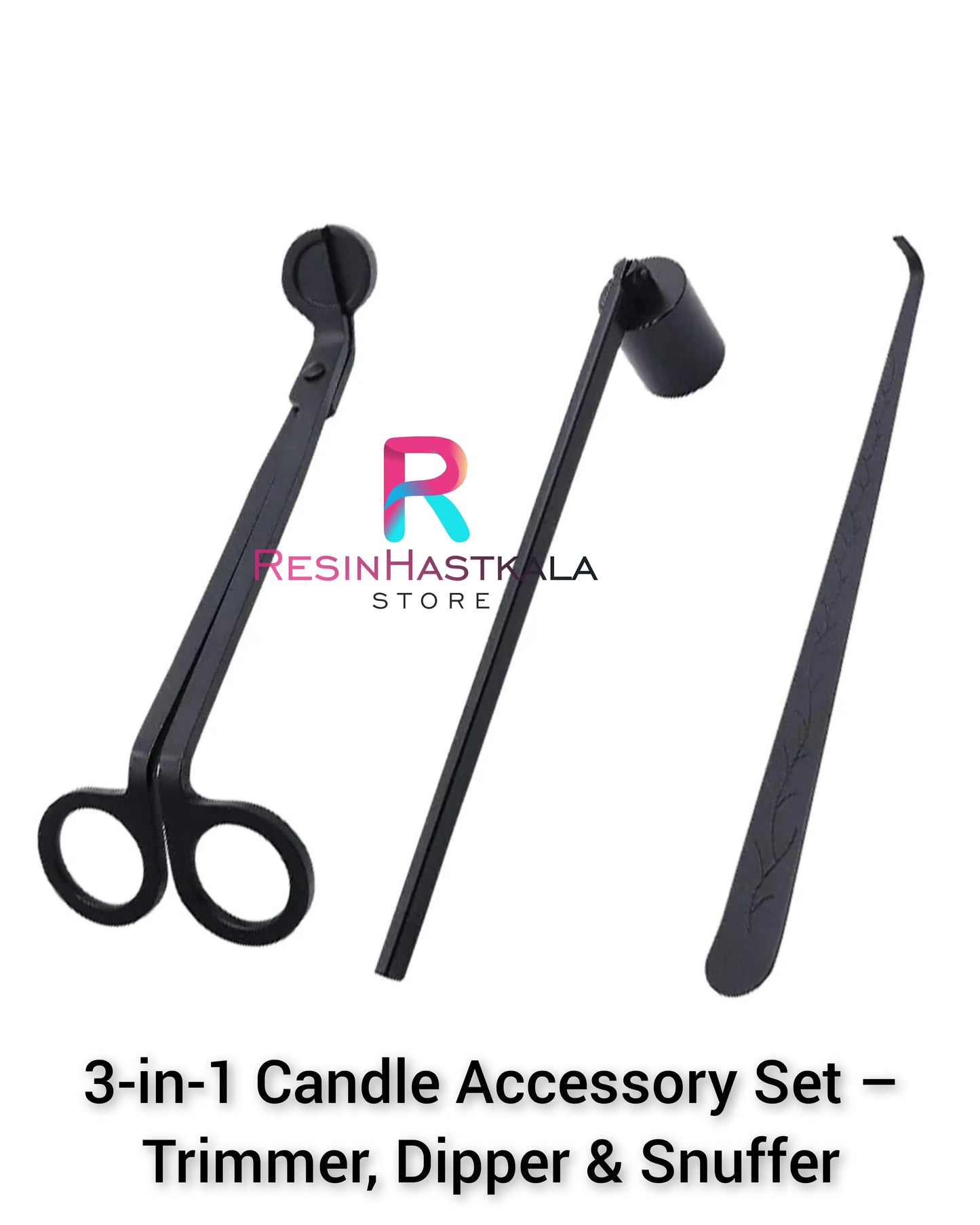 3-in-1 Candle Accessory Set – Trimmer, Dipper & Snuffer