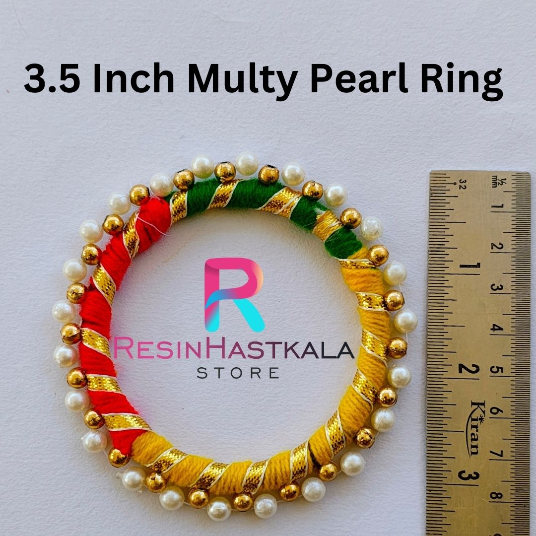 3.5 Inch Multy Pearl Ring