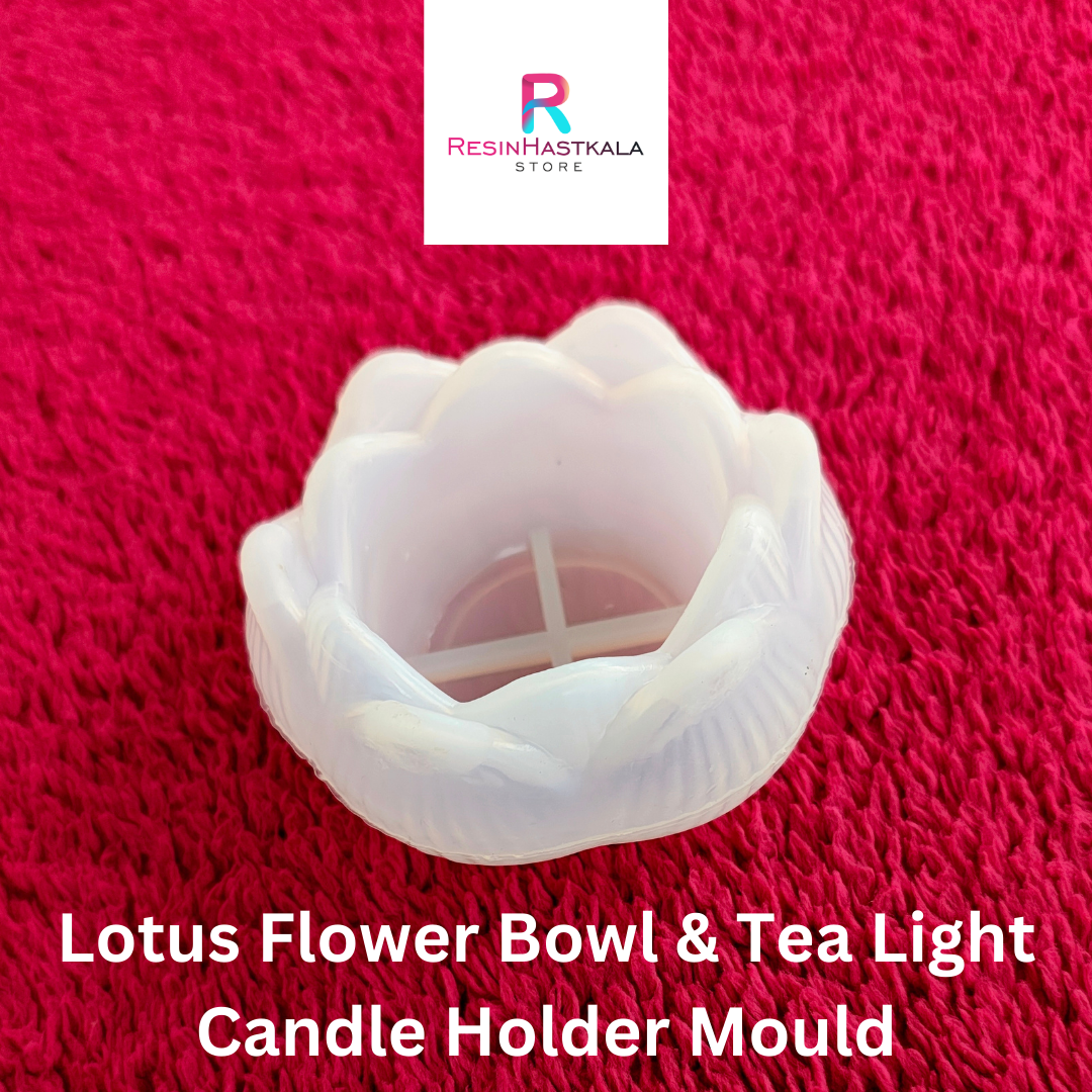 Lotus Flower Bowl & Tea Light Candle Holder Mould