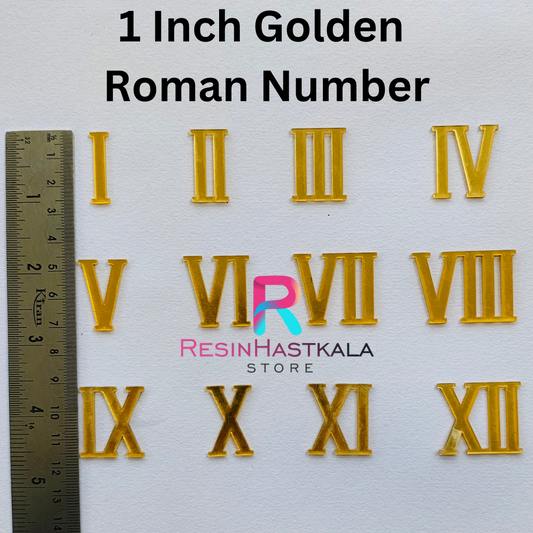 Roman Acrylic Number For Clock