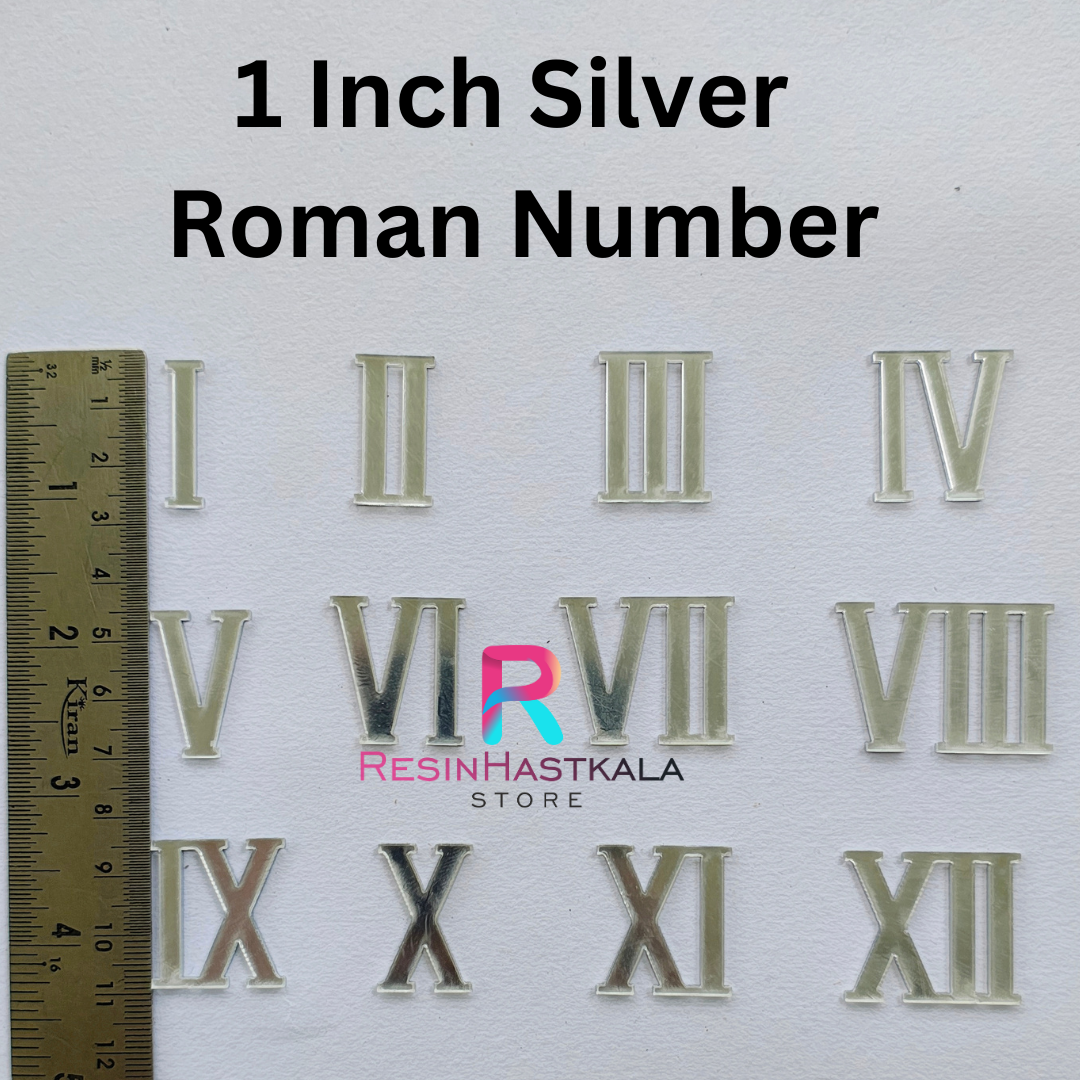 Roman Acrylic Number For Clock