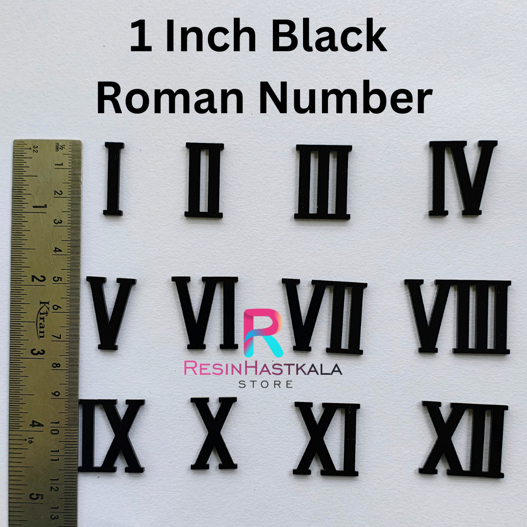 Roman Acrylic Number For Clock