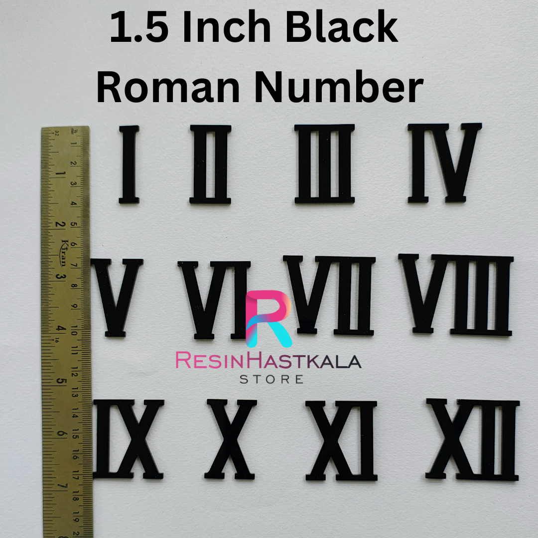 Roman Acrylic Number For Clock