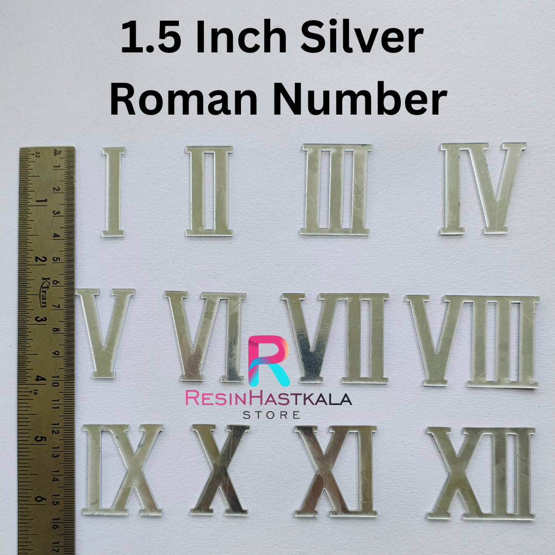 Roman Acrylic Number For Clock