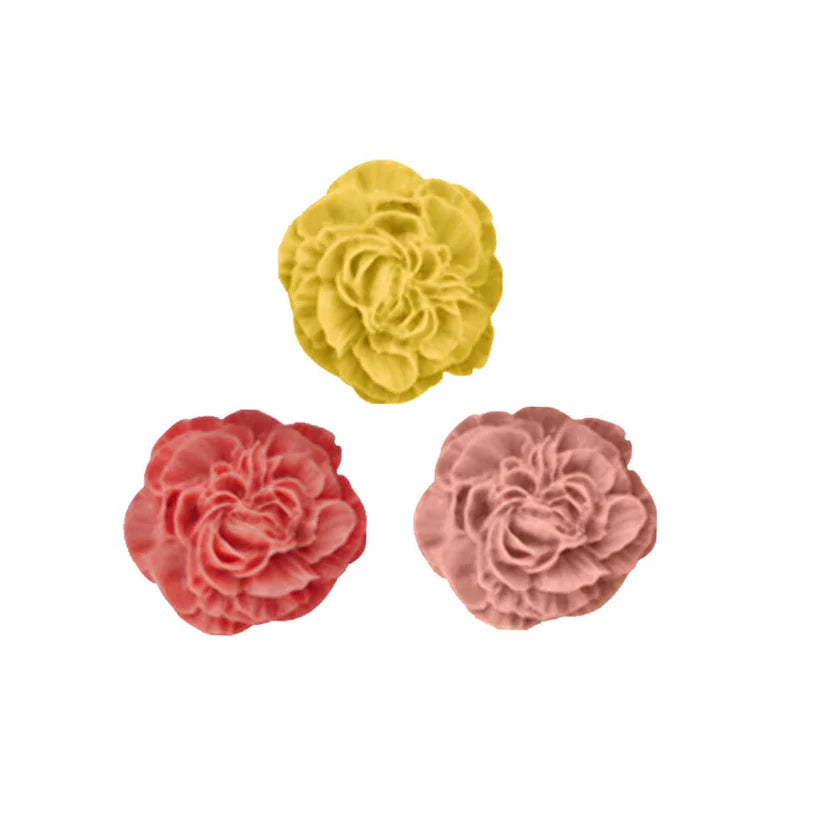 3 Cavity 3D Flower Candle Handmade Mould (HM0170)