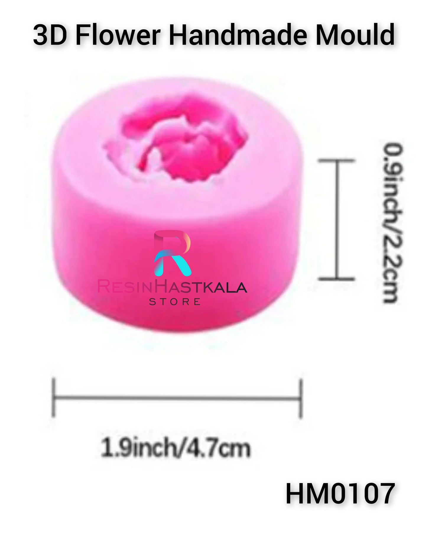 3D Flower Candle Handmade Mould (HM0107)