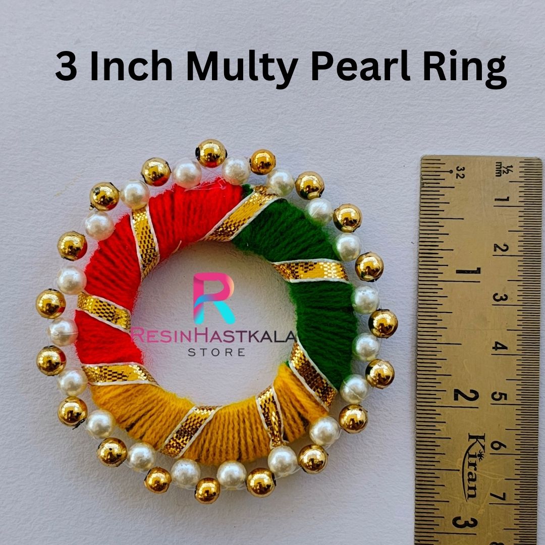3 Inch Multy Round Pearl Ring