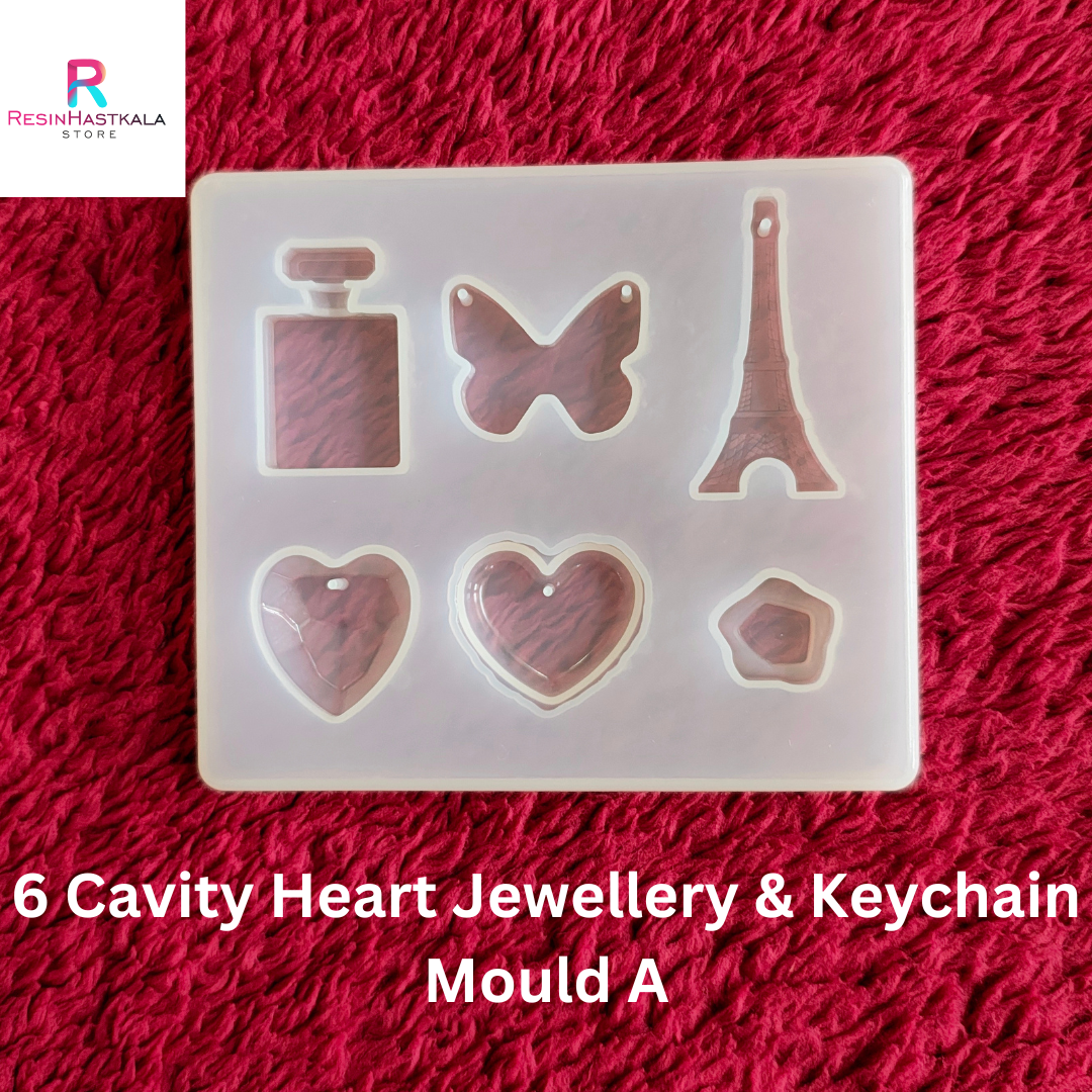 6 Cavity Jewellery & Keychain Mould A