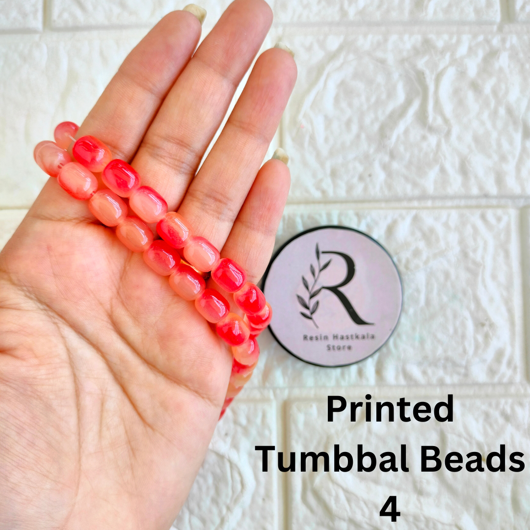 Printed Tumbbal Rakhi & Bracelet Beads (20 Gram)
