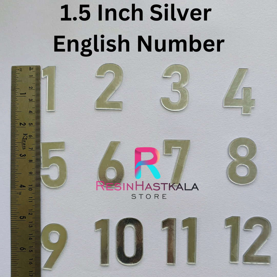 English Acrylic Number For Clock