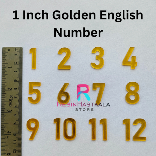 English Acrylic Number For Clock