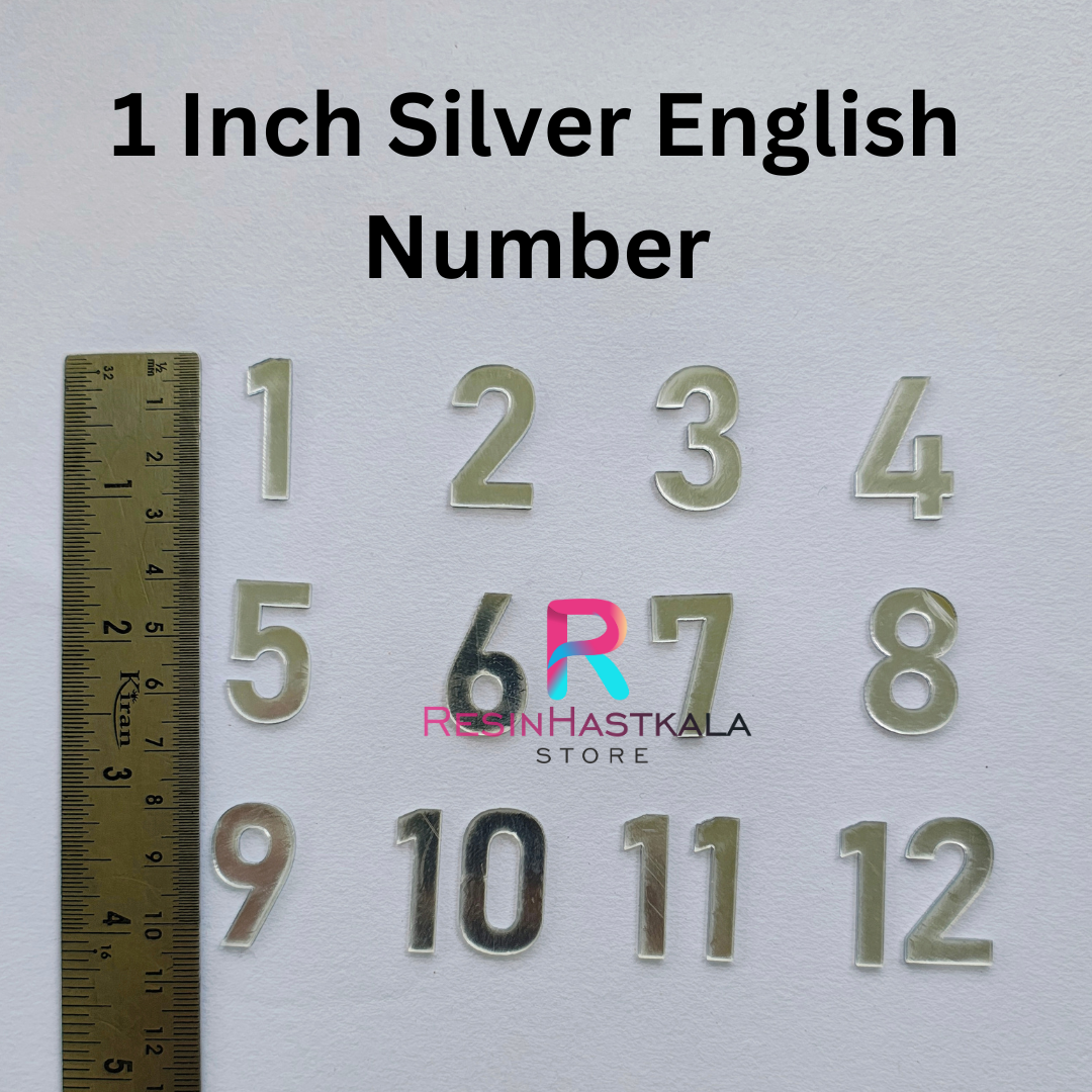 English Acrylic Number For Clock
