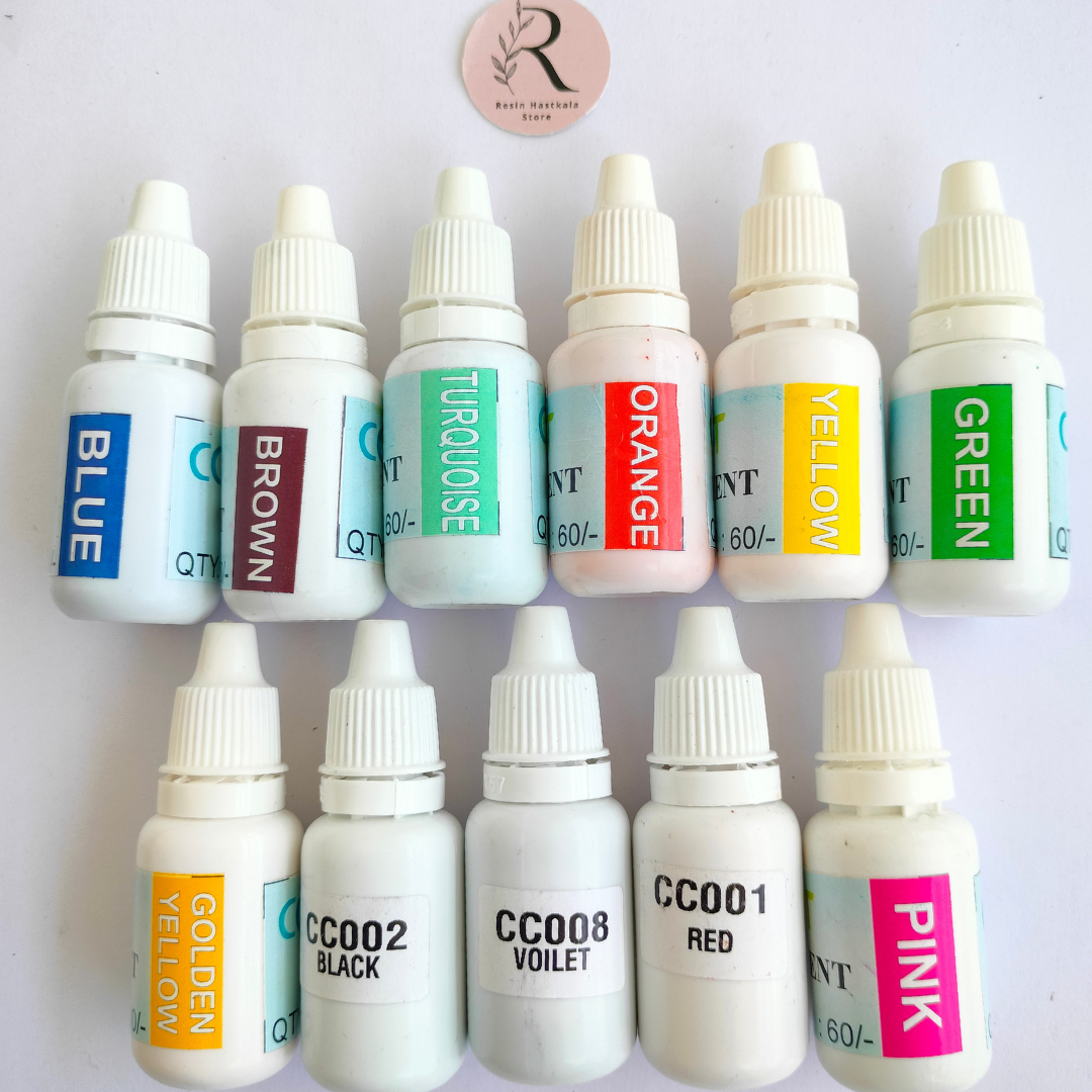 Concrecast/ Terra / Jesmonite Pigment Set Of 11 (10 Ml Each)