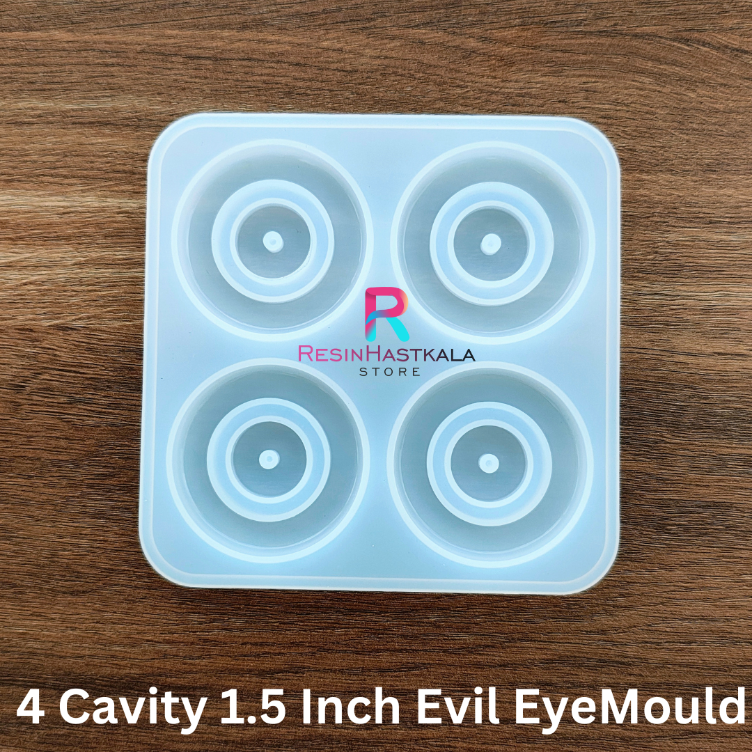 4 Cavity 1.5 Inch Evil Eye Mould