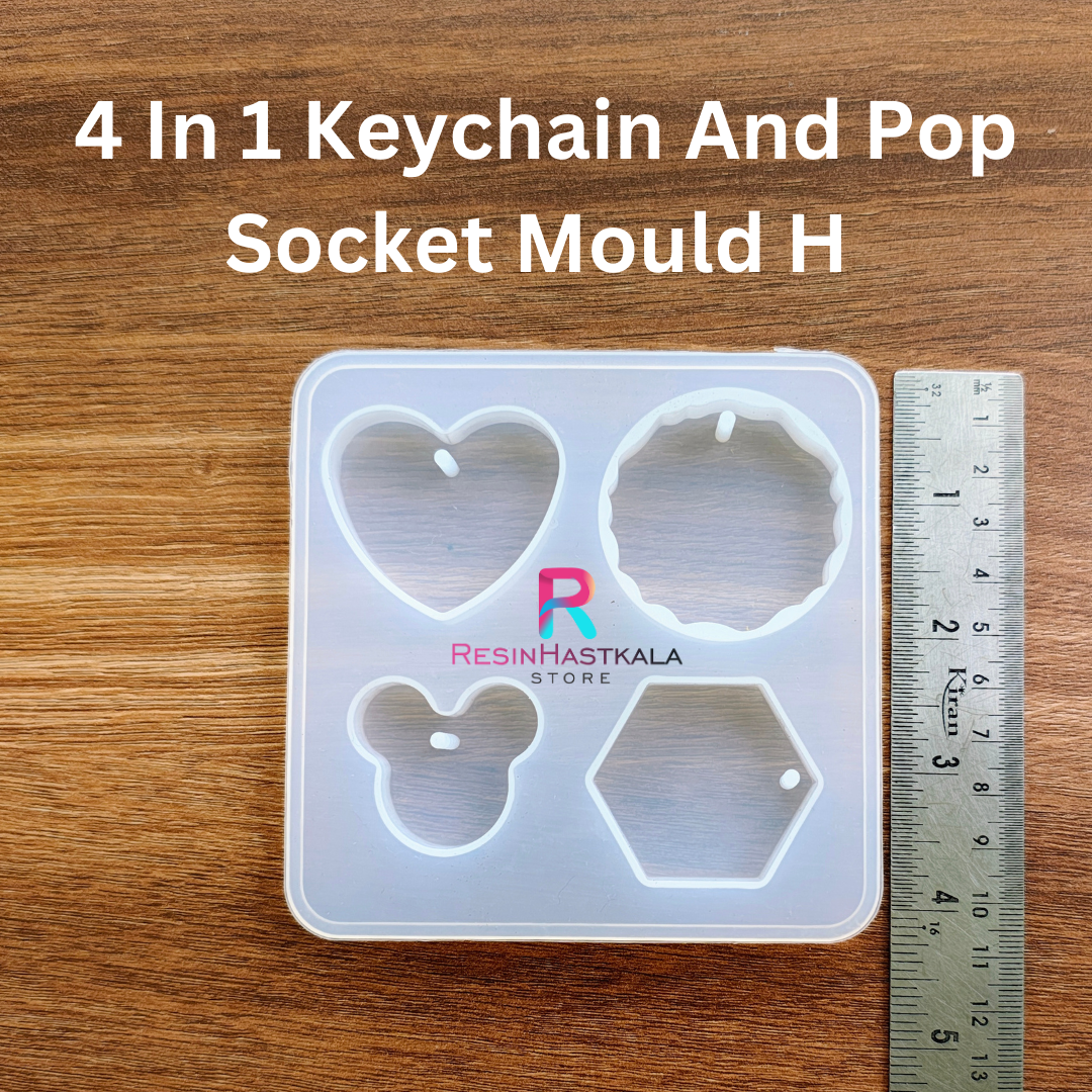 4 In 1 Keychain And Pop Socket Mould H