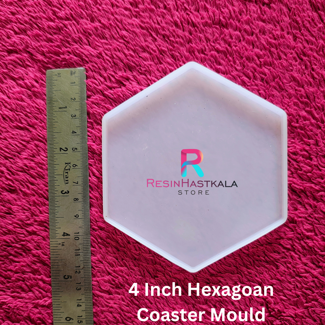 4 Inch Hexagon Coaster Mould