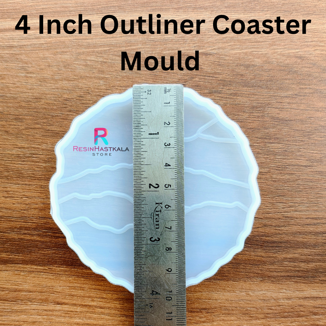 4 Inch Outliner Coaster Mould