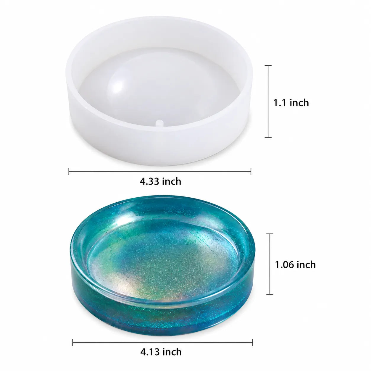 4 Inch Round Ash Tray Mould