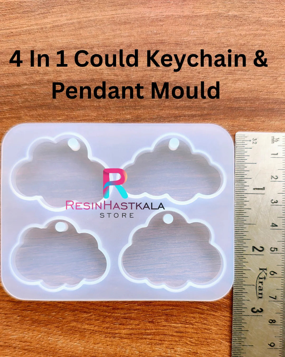 4 In 1 Could Keychain & Pendant Mould