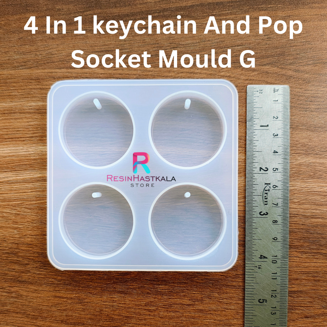 4 In 1 keychain And Pop Socket Mould G