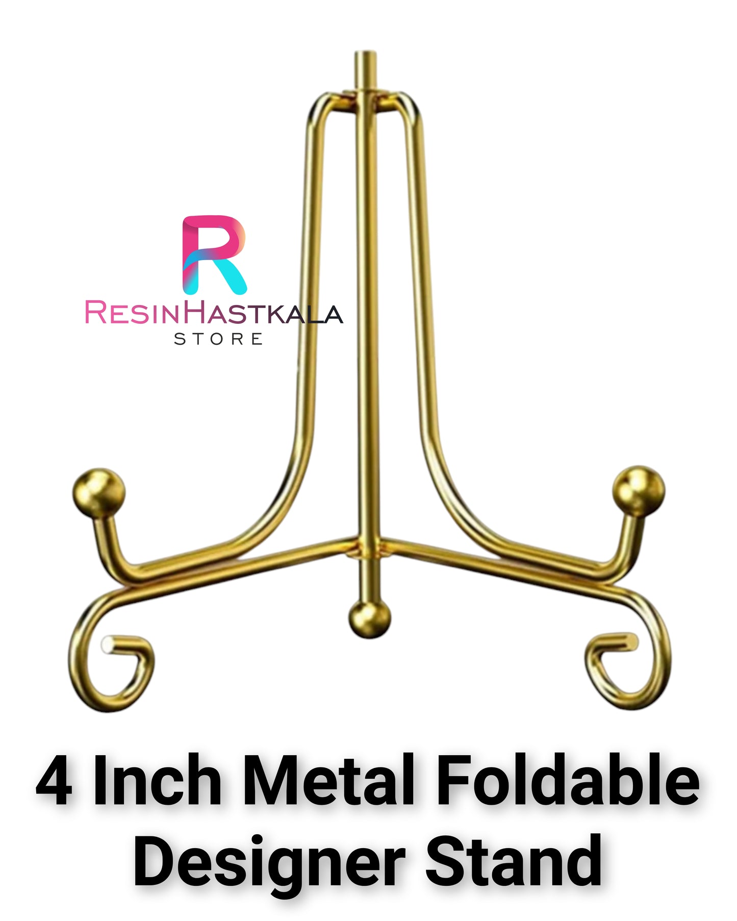 4 Inch Metal Foldable Stand Designer