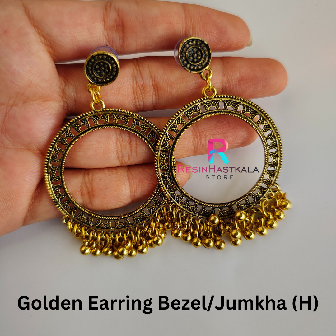 Golden Earring Bezel/Jumkha (H)