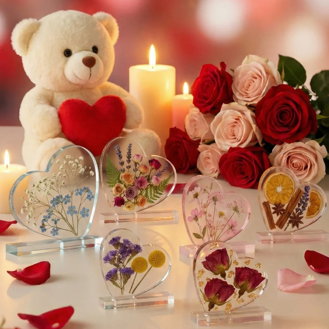 4 in 1 Heart Standy Photo Frame and Car Dashboard Mould