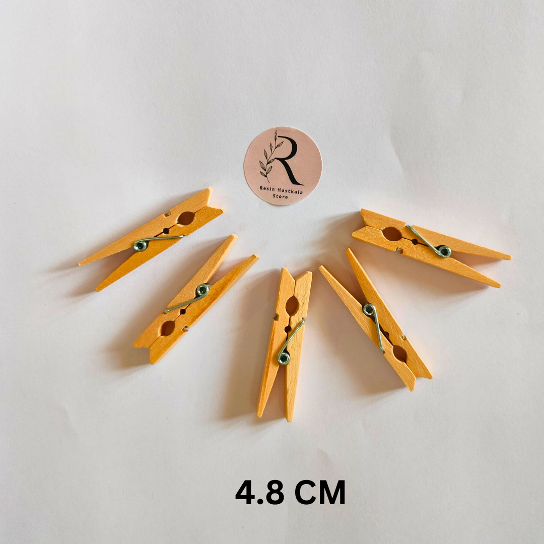 4.8 Cm Wooden Clips
