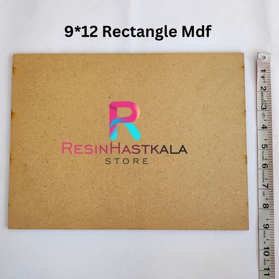 9*12 Plain Rectangle Mdf For Mantra And Name Plate