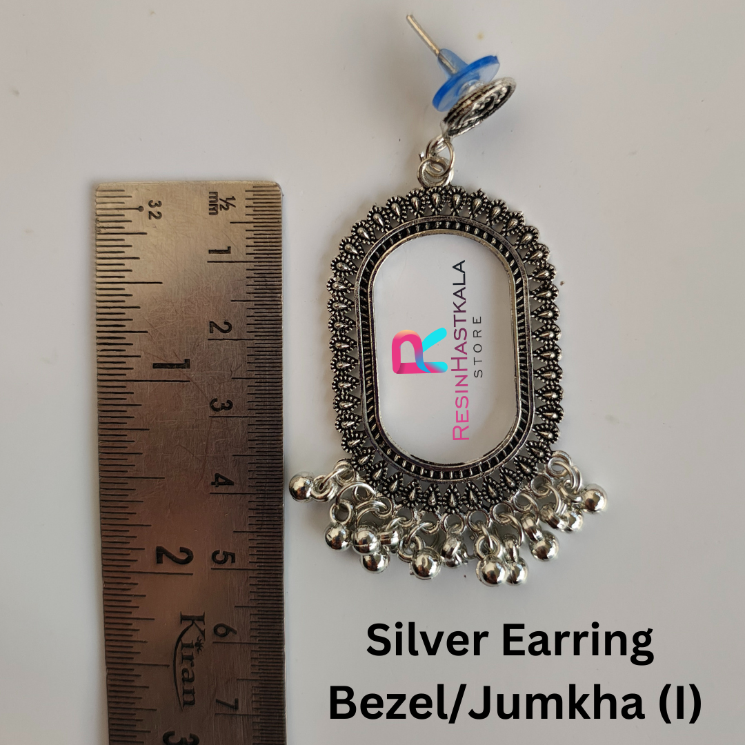Silver Earring Bezel/Jumkha (I)